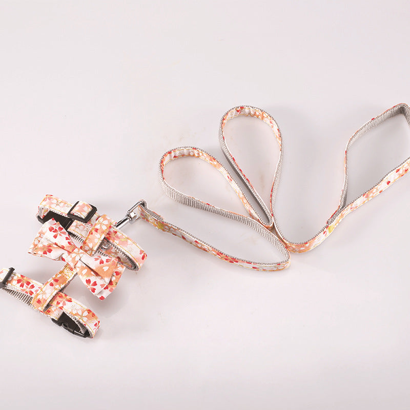 Japanese Butterfly Vest Traction Rope Nylon Webbing Cat