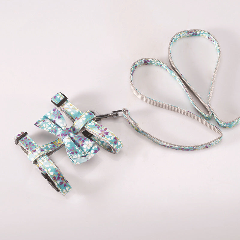 Japanese Butterfly Vest Traction Rope Nylon Webbing Cat