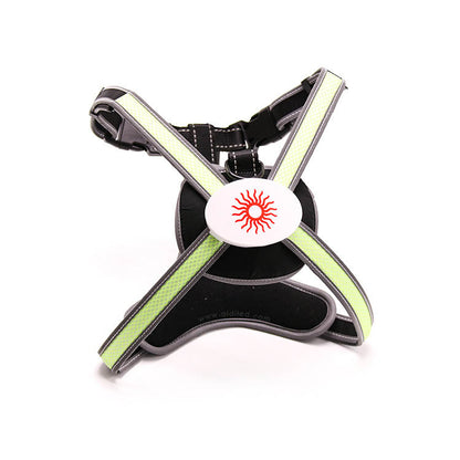 LED Dog Chest Strap Retractable Traction Rope