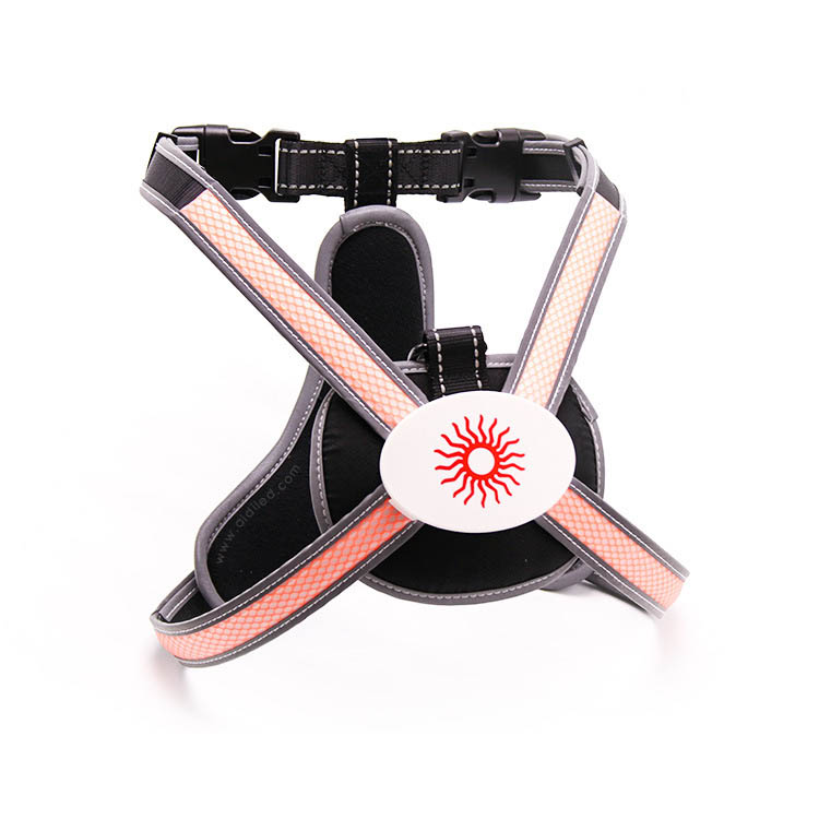 LED Dog Chest Strap Retractable Traction Rope