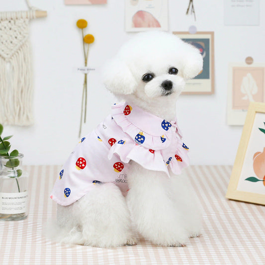 Pet Clothes Puppy Clothes Thin Pet Clothes Teddy Dog Cat