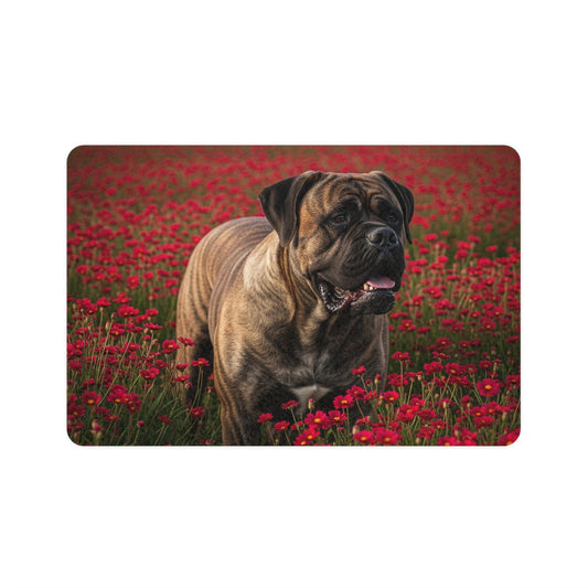 Pet Food Mat (12x18) - Bullmastiff