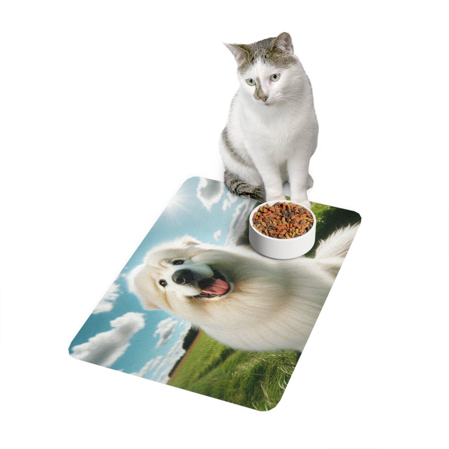 Pet Food Mat (12x18) - Maremma Sheepdog