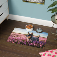 Pet Food Mat (12x18) - Australian Stumpy Tail Cattle Dog