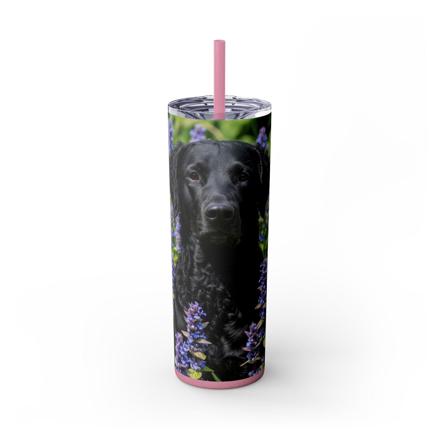 Curly Coated Retriever Tumbler with Straw, 20oz