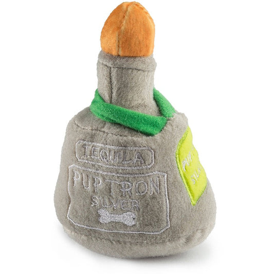 Puptron Bottle Plush Squeaky Dog Toy