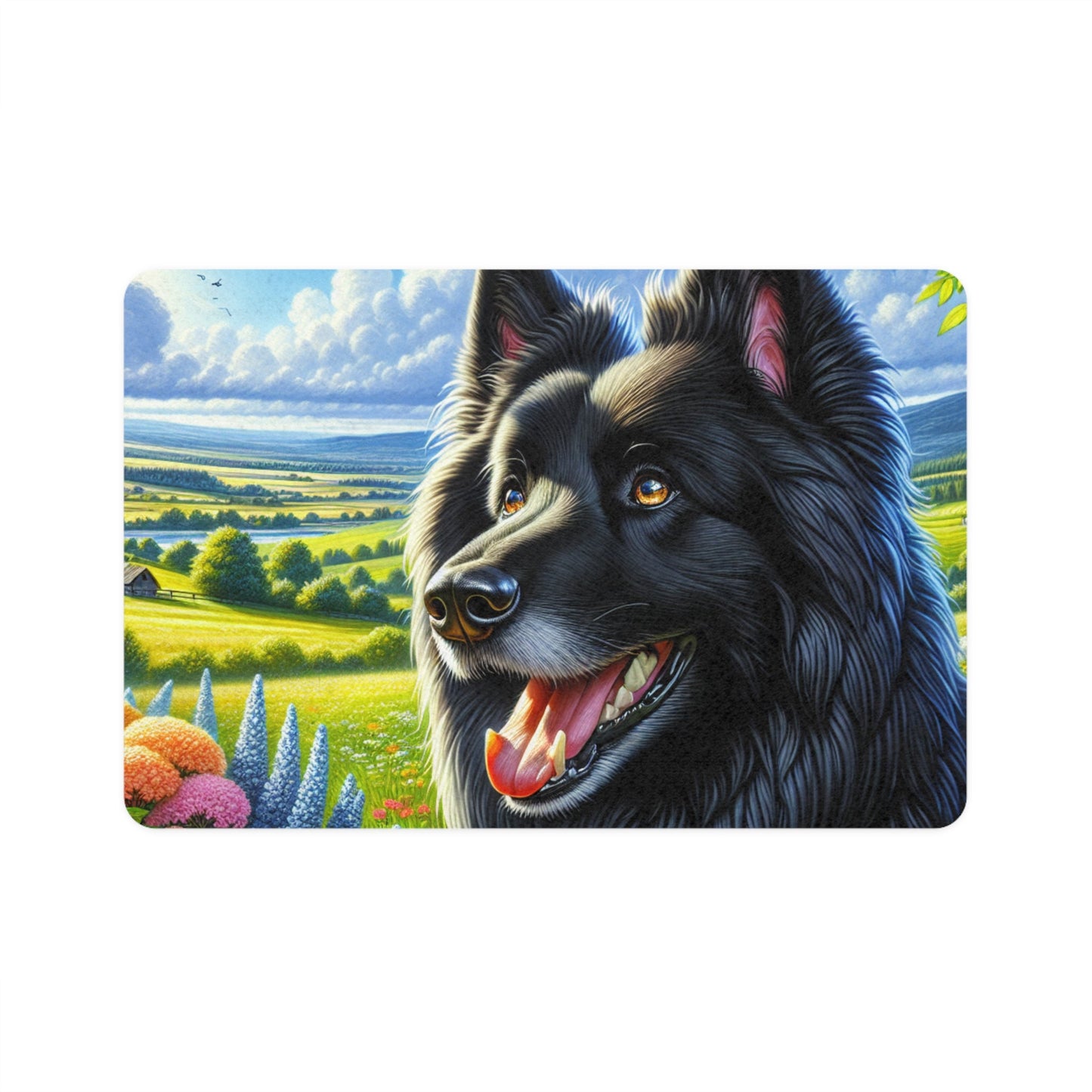 Pet Food Mat (12x18) - Croatian Sheepdog