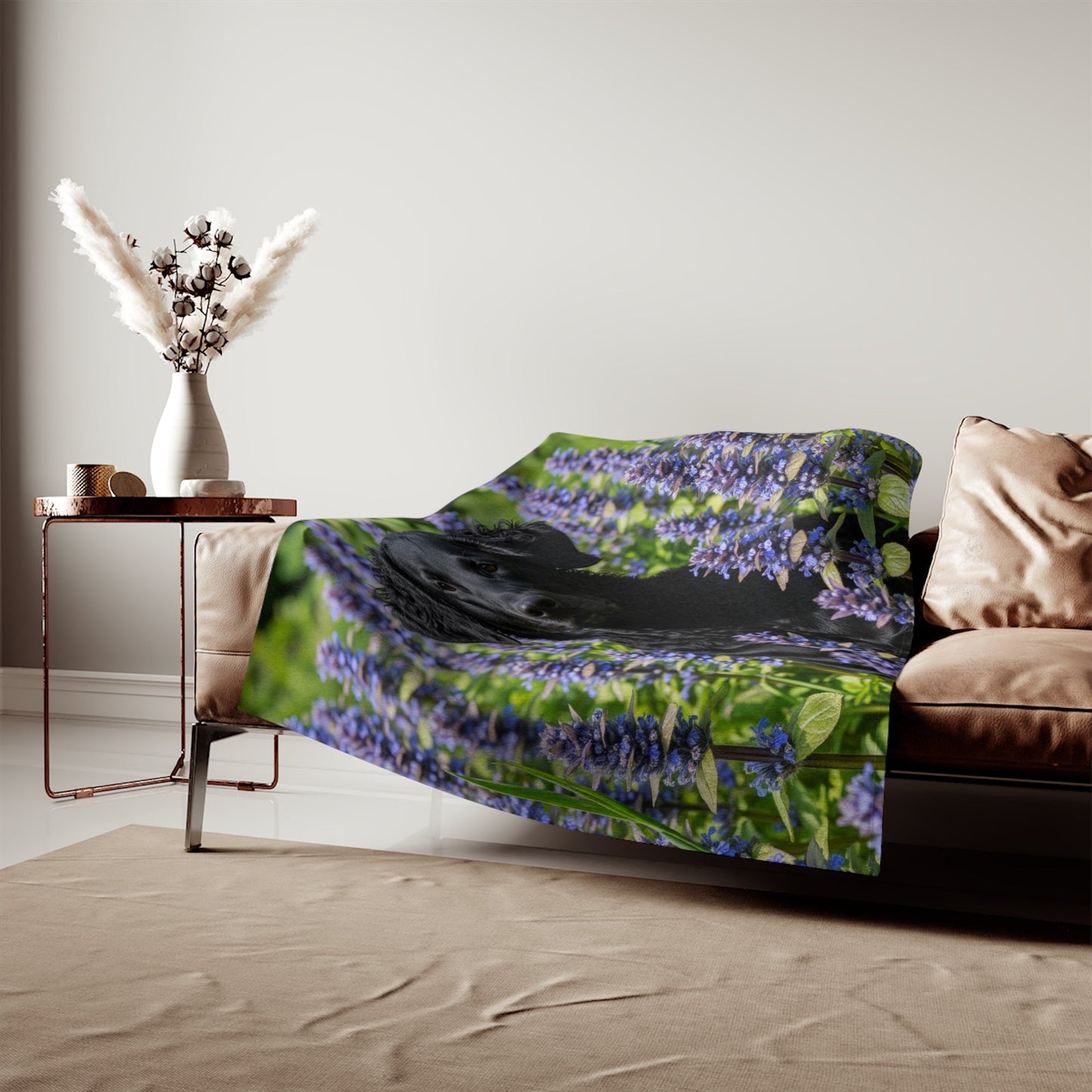 Curly Coated Retriever Sweatshirt Blanket