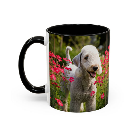 Bedlington Terrier Accent Coffee Mug - Perfect Gift for Dog Lovers