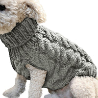 Dog Winter Warm Knit Sweater