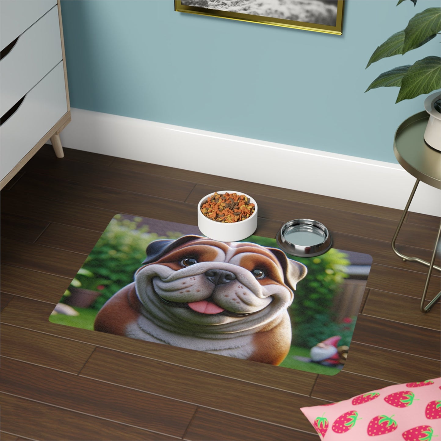 Pet Food Mat (12x18) - Olde English Bulldogge