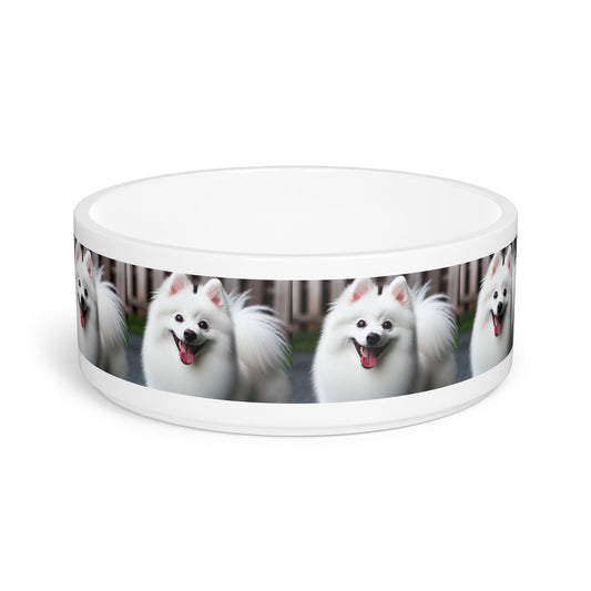 American Eskimo Dog Pet Bowl