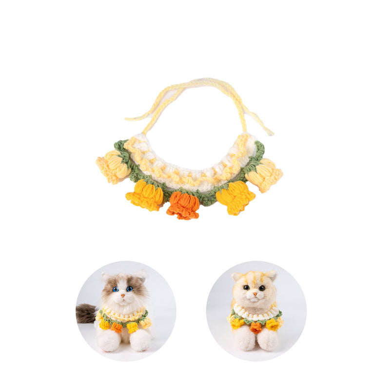 Bellflower Scarf-Yellow  for Cat Dog & Pet