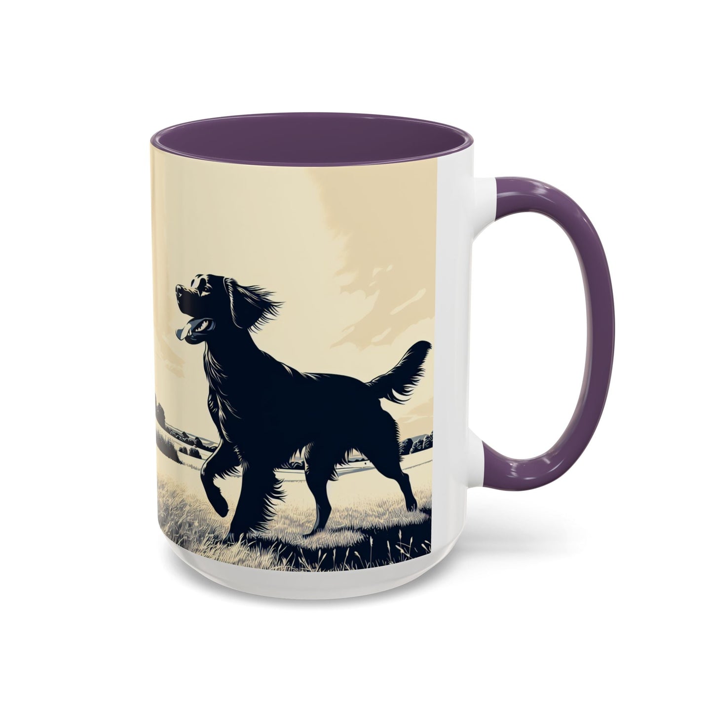 Flat Coated Retriever Accent Coffee Mug - Perfect Gift for