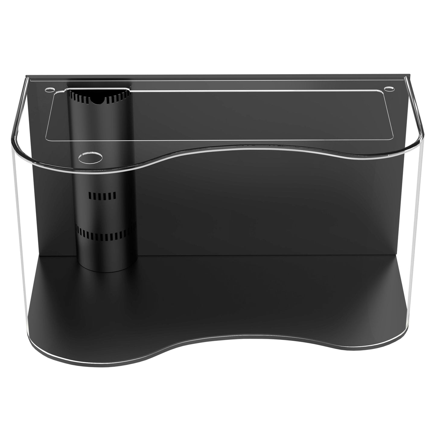 210g Glass Wave Reef-Ready Aquarium Set in Golden Oak