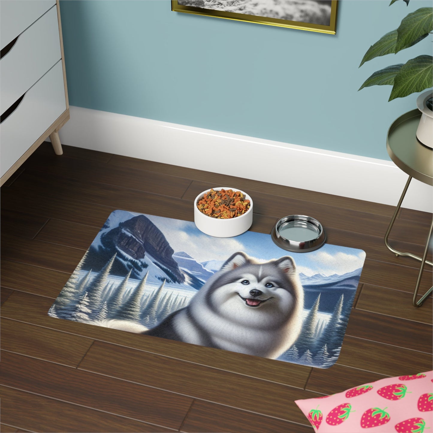 Pet Food Mat (12x18) - Canadian Eskimo Dog