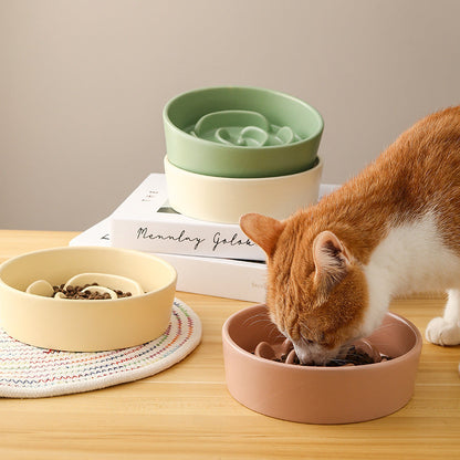 Ceramic Pet Cat And Dog Bowl Small And Medium-sized Dogs