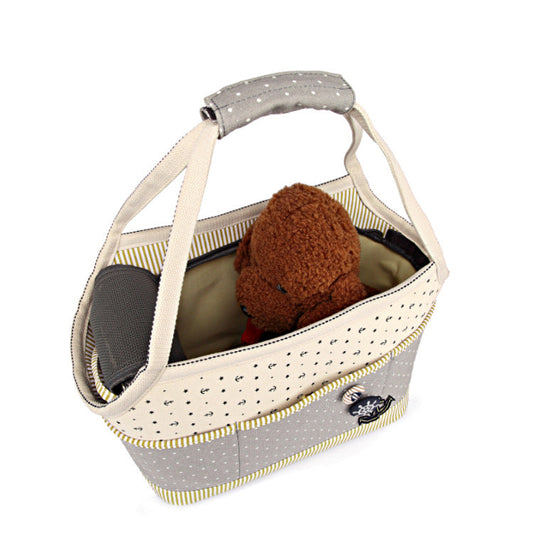 Nautical Canvas Pet Carrier Tote ⚓