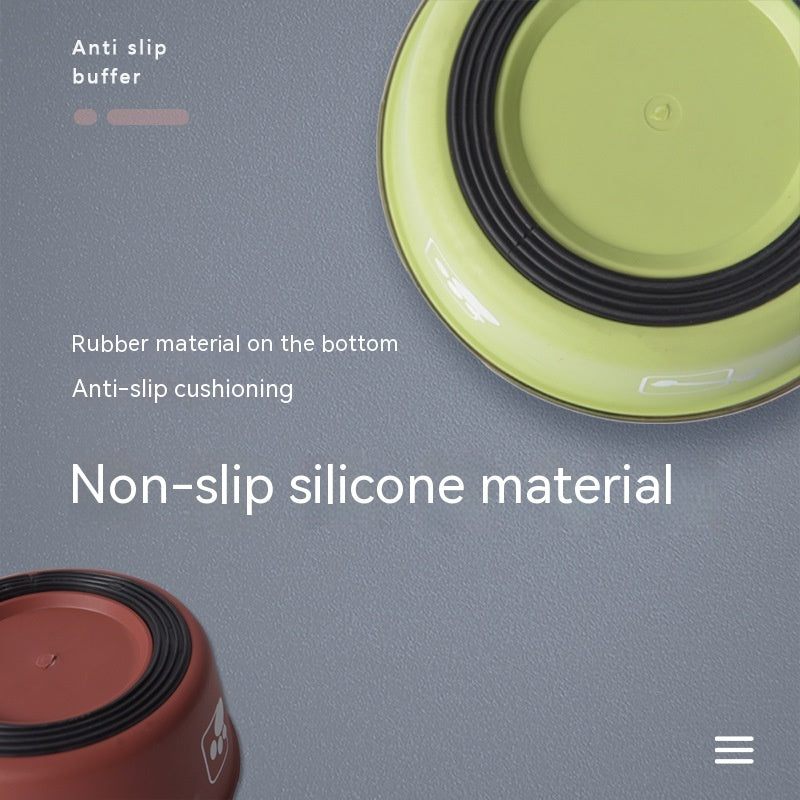 Stainless Steel Rice Bowl Dog Basin