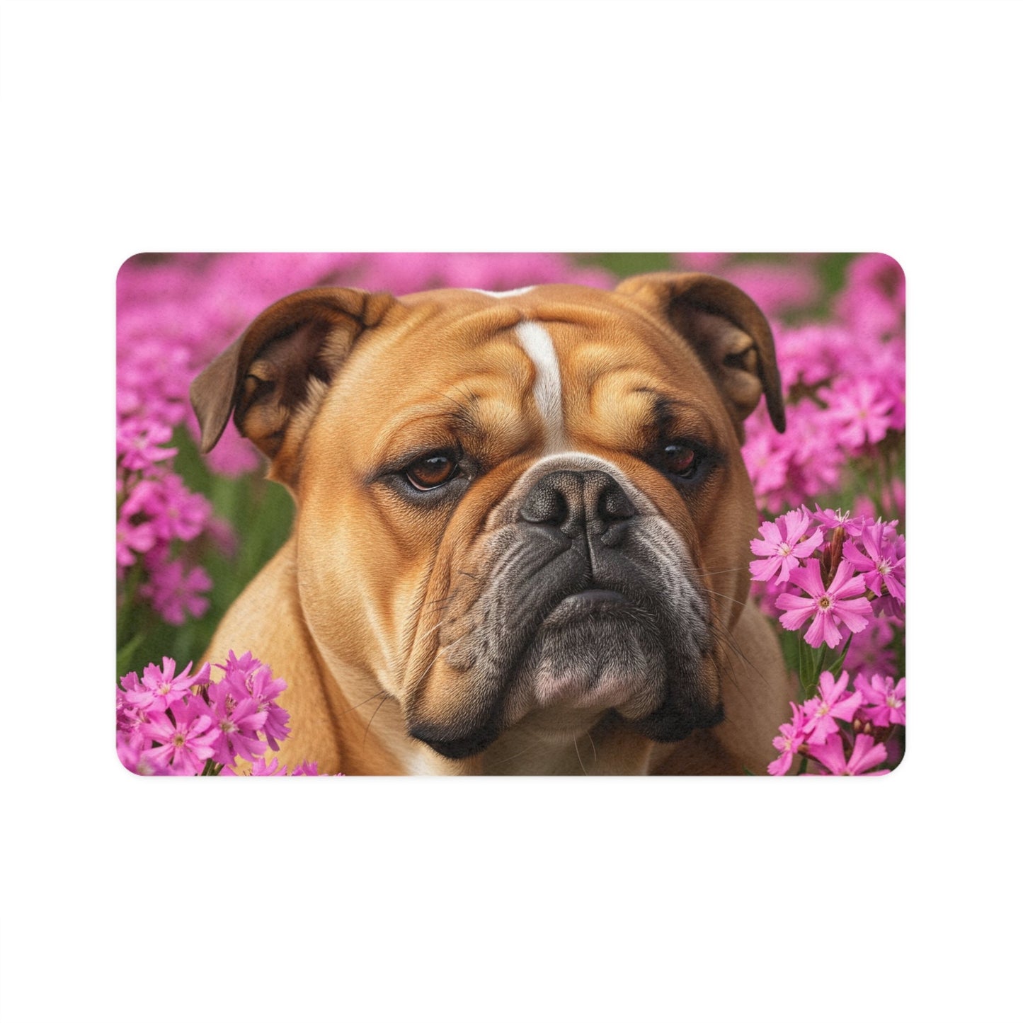 Pet Food Mat (12x18) - Bulldog