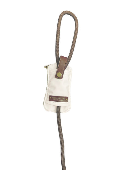 Premium Leather Dangle-Free Dog Waste Bag Dispenser Holder