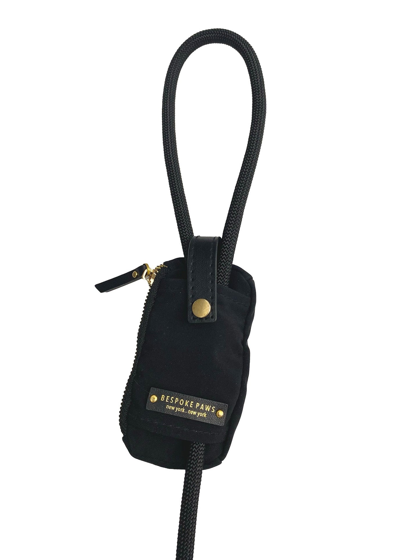 Pawsh Pouch: Dangle-Free Waste bag Dispenser-Black