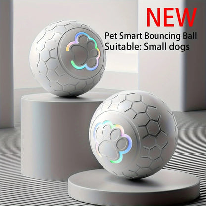 Smart Bouncing Dog Toy Ball Rechargeable Bite Resistant Toy
