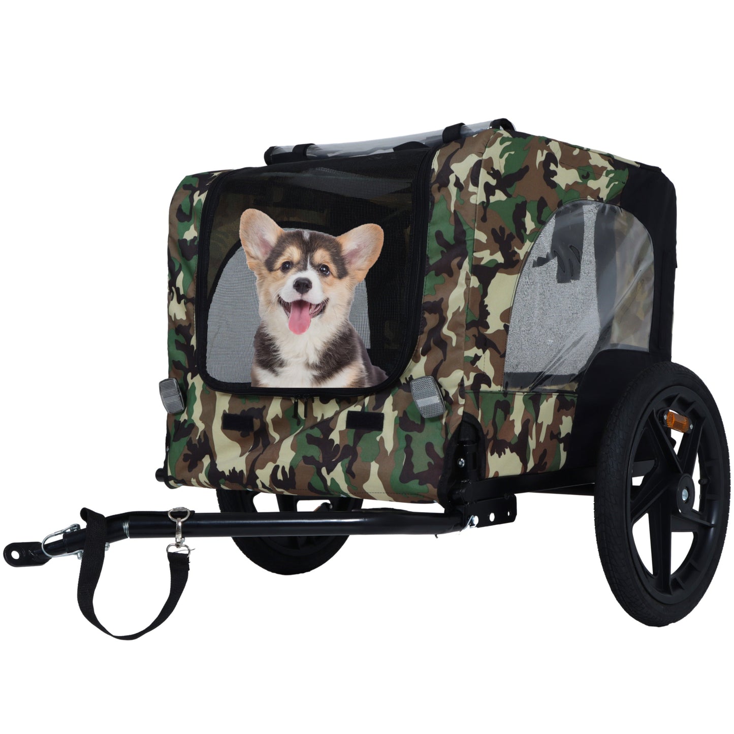 Pet Bike Trailer Dog Cart for Bicycle,Suitable for Small and