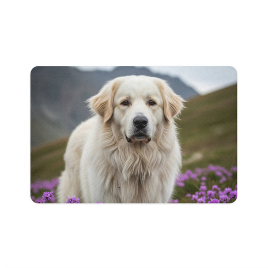 Pet Food Mat (12x18) - Pyrenean Mountain Dog