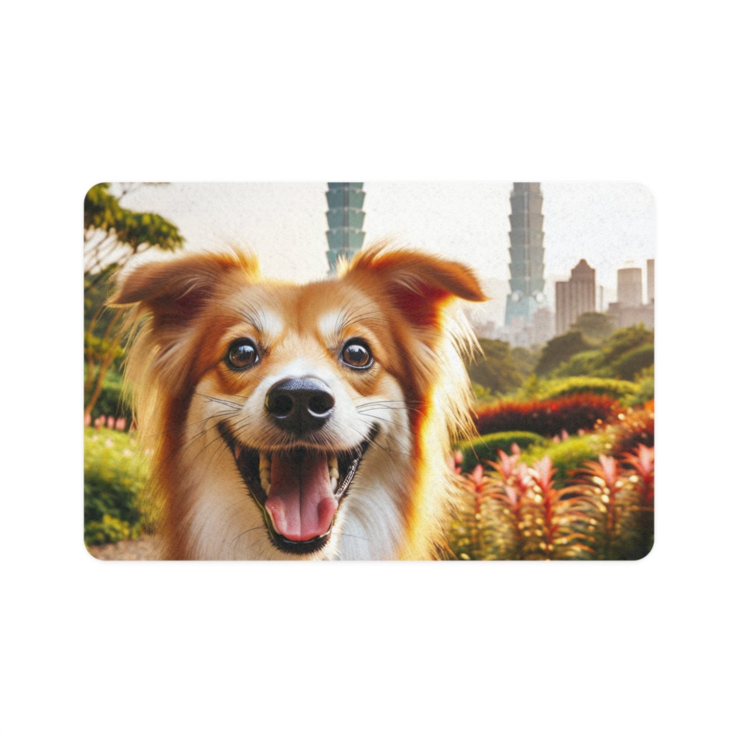 Pet Food Mat (12x18) - Taiwan Dog