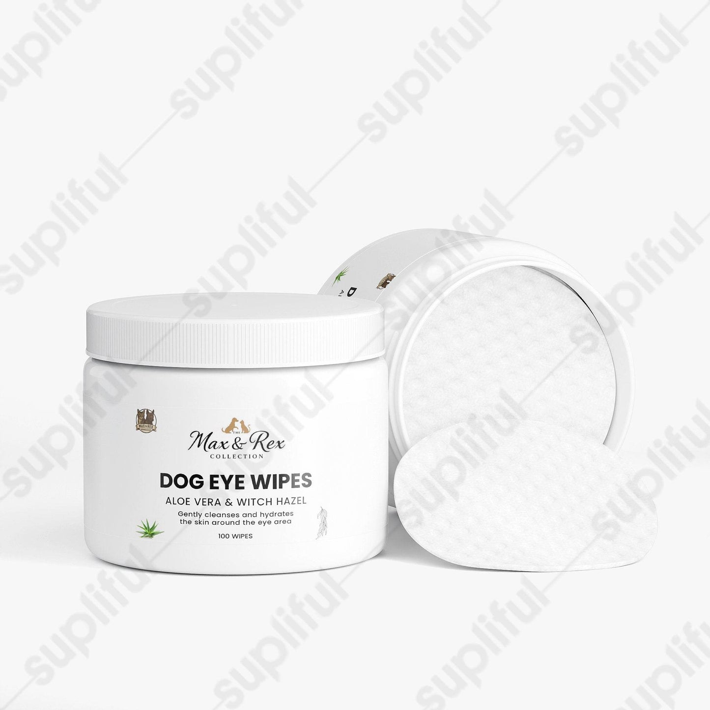 The Max  Rex Collection Dog Eye Wipes