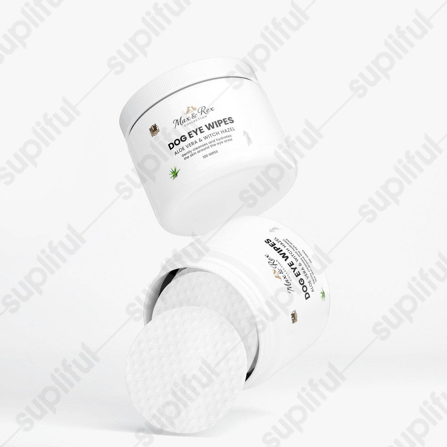 The Max  Rex Collection Dog Eye Wipes