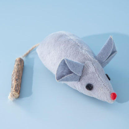 Potaroma Cat Toys  Squeak Mice Interactive Catnip Silvervine