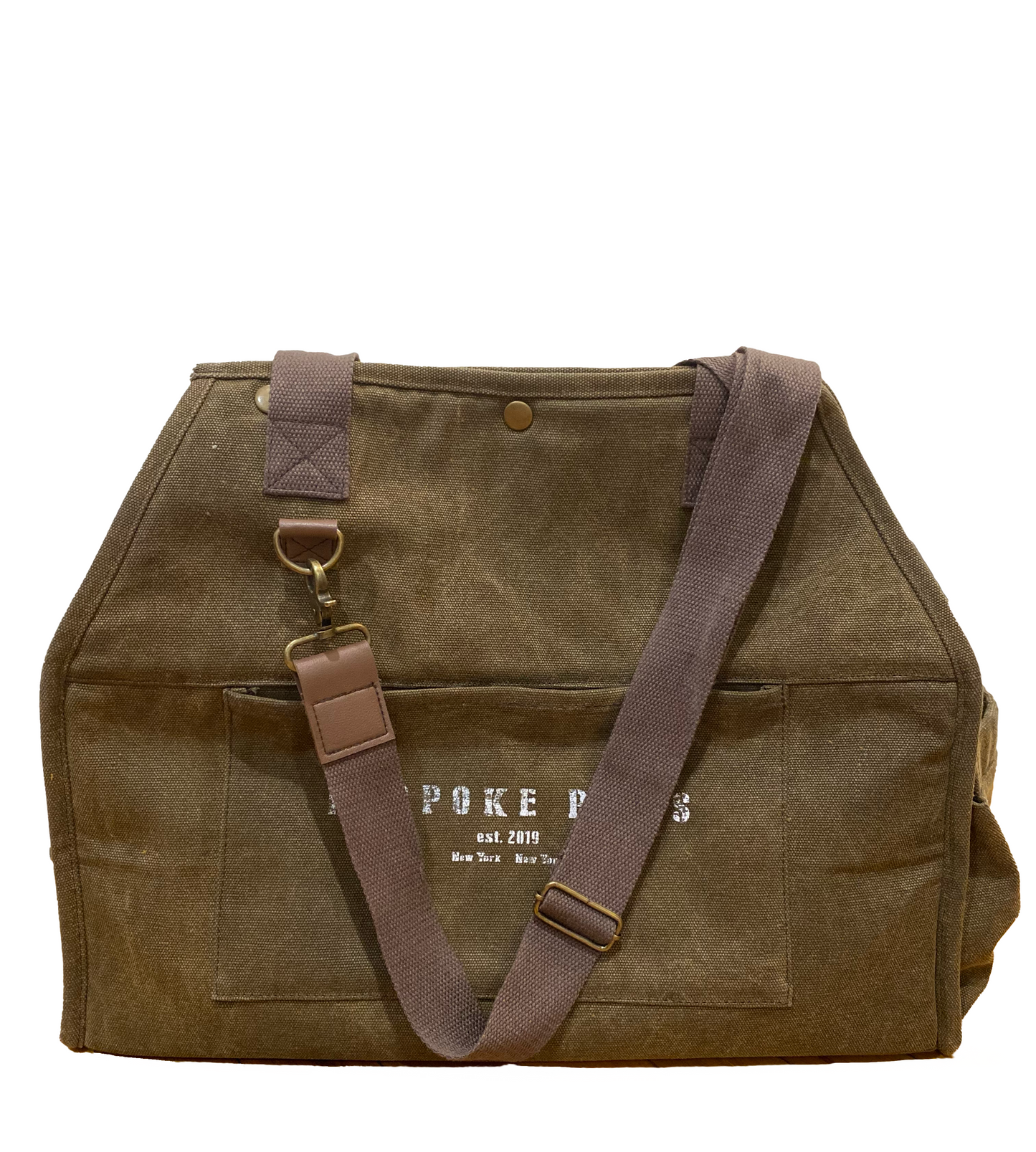 BESPOKE PAWS Packable Pet Carrier Medium Army Green