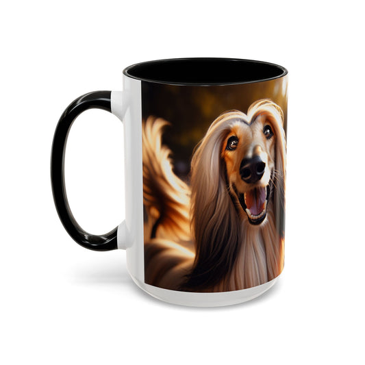 Afghan Hound Accent Coffee Mug - Perfect Gift for Dog Lovers