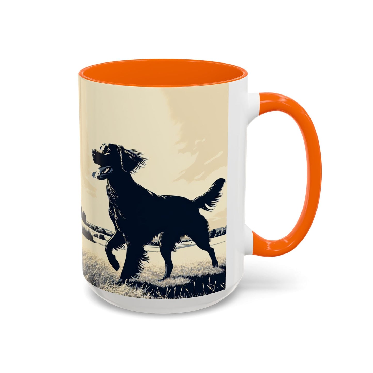 Flat Coated Retriever Accent Coffee Mug - Perfect Gift for