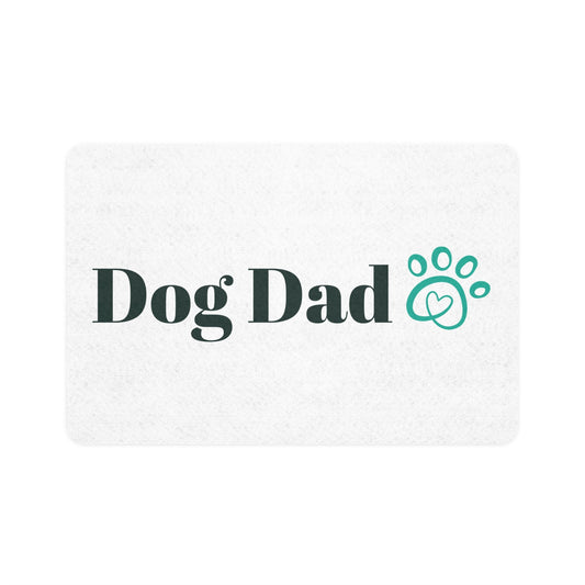 Pet Food Mat (12x18) - Dog Dad