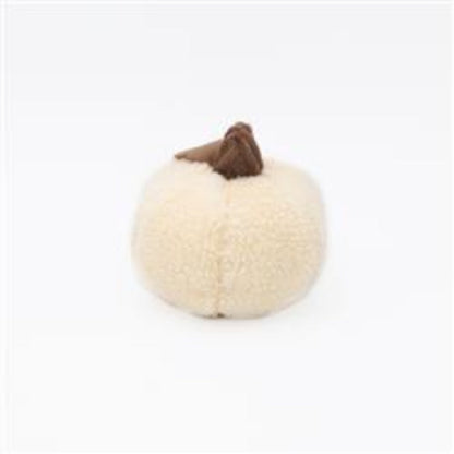 Fall Halloween Jumbo Light Pumpkin Fleece Plush Squeak Dog Toy