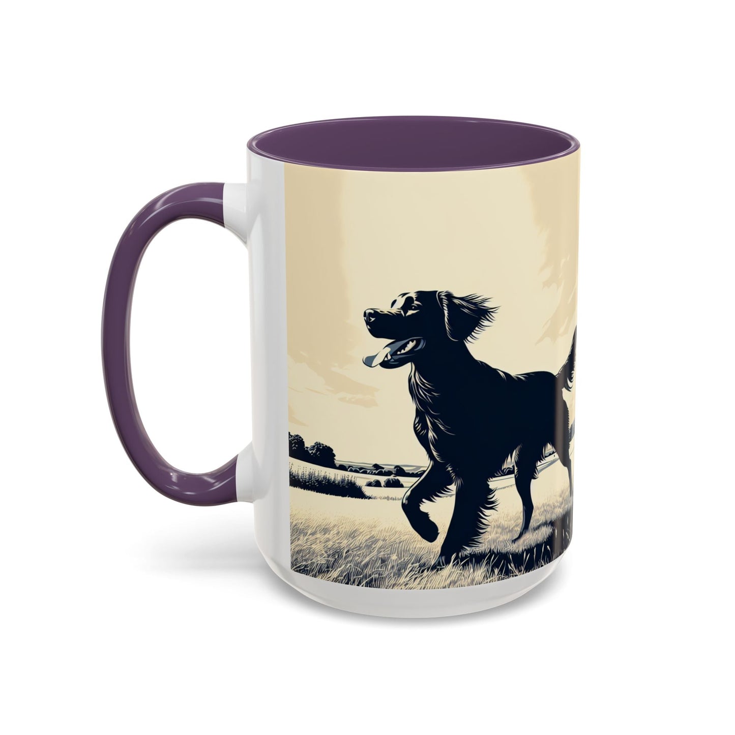 Flat Coated Retriever Accent Coffee Mug - Perfect Gift for