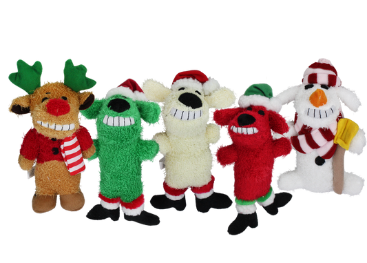 Multipet Loofa® Christmas Assortment - Assorted Characters 6"