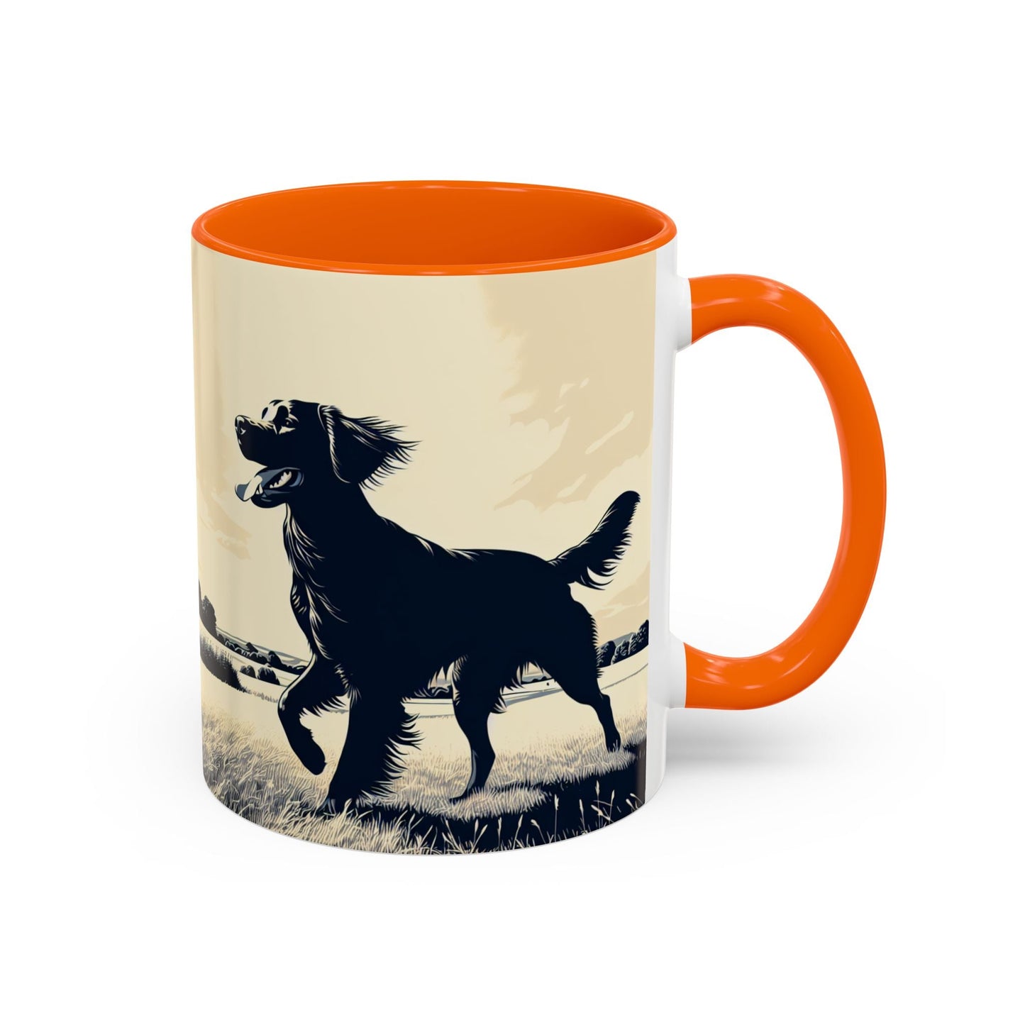 Flat Coated Retriever Accent Coffee Mug - Perfect Gift for
