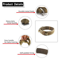 Heavy Duty Tactical Military Dog Collar