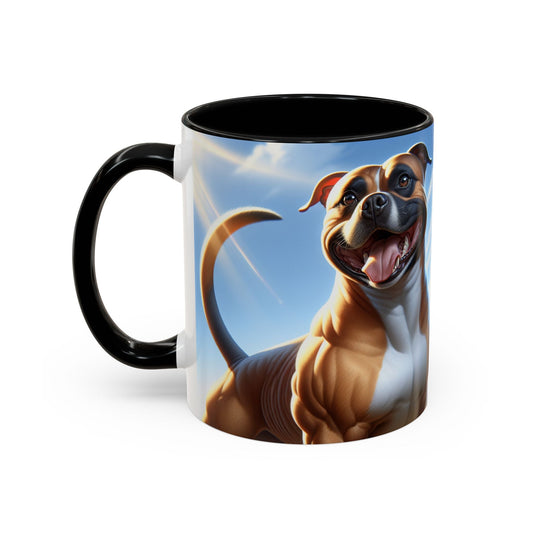 American Staffordshire Terrier Accent Coffee Mug - Perfect Gift for Dog Lovers