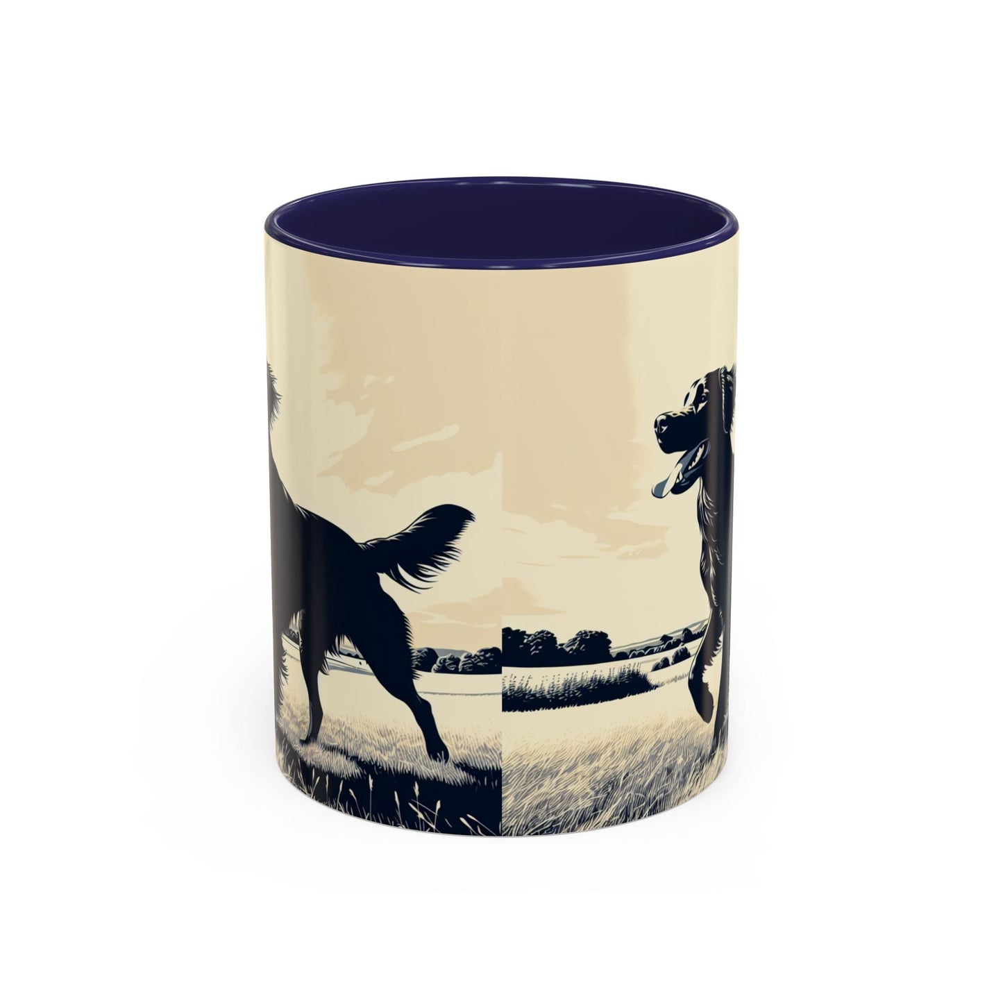 Flat Coated Retriever Accent Coffee Mug - Perfect Gift for