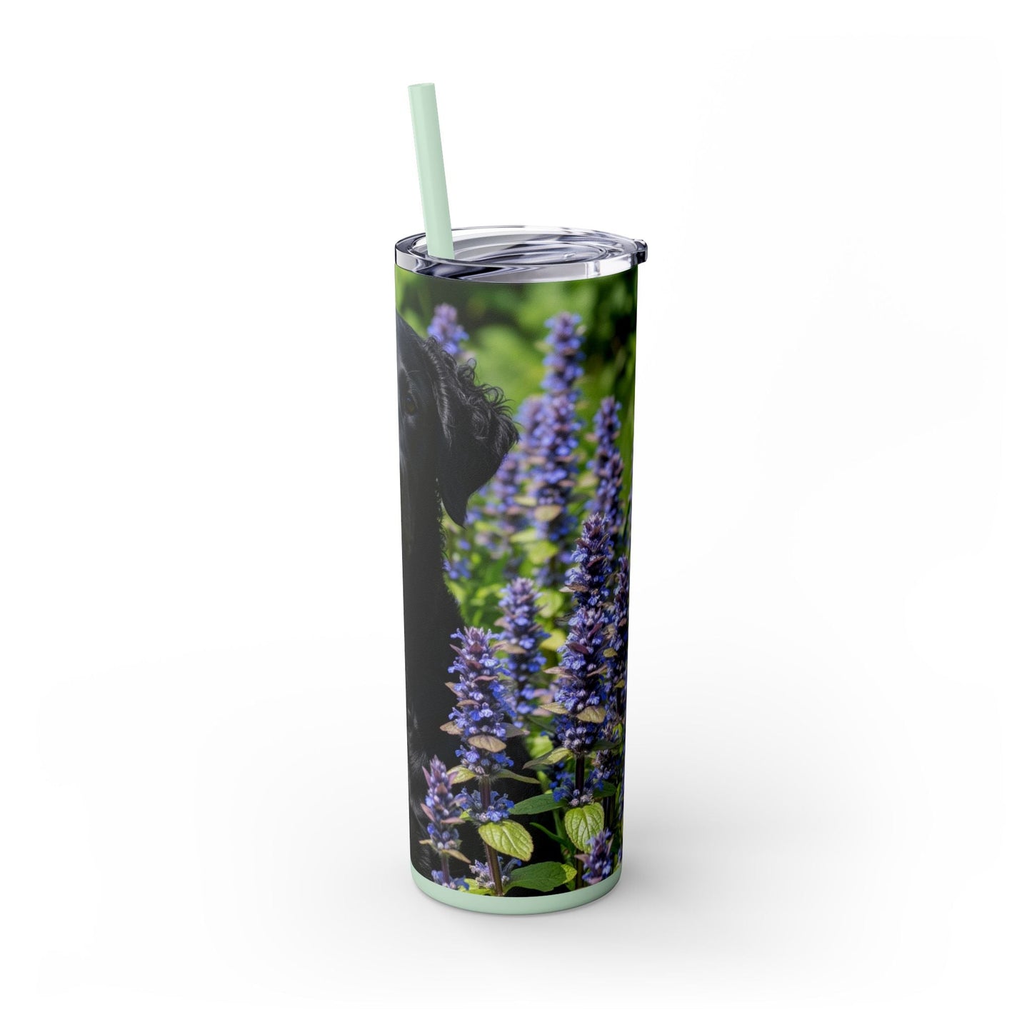 Curly Coated Retriever Tumbler with Straw, 20oz