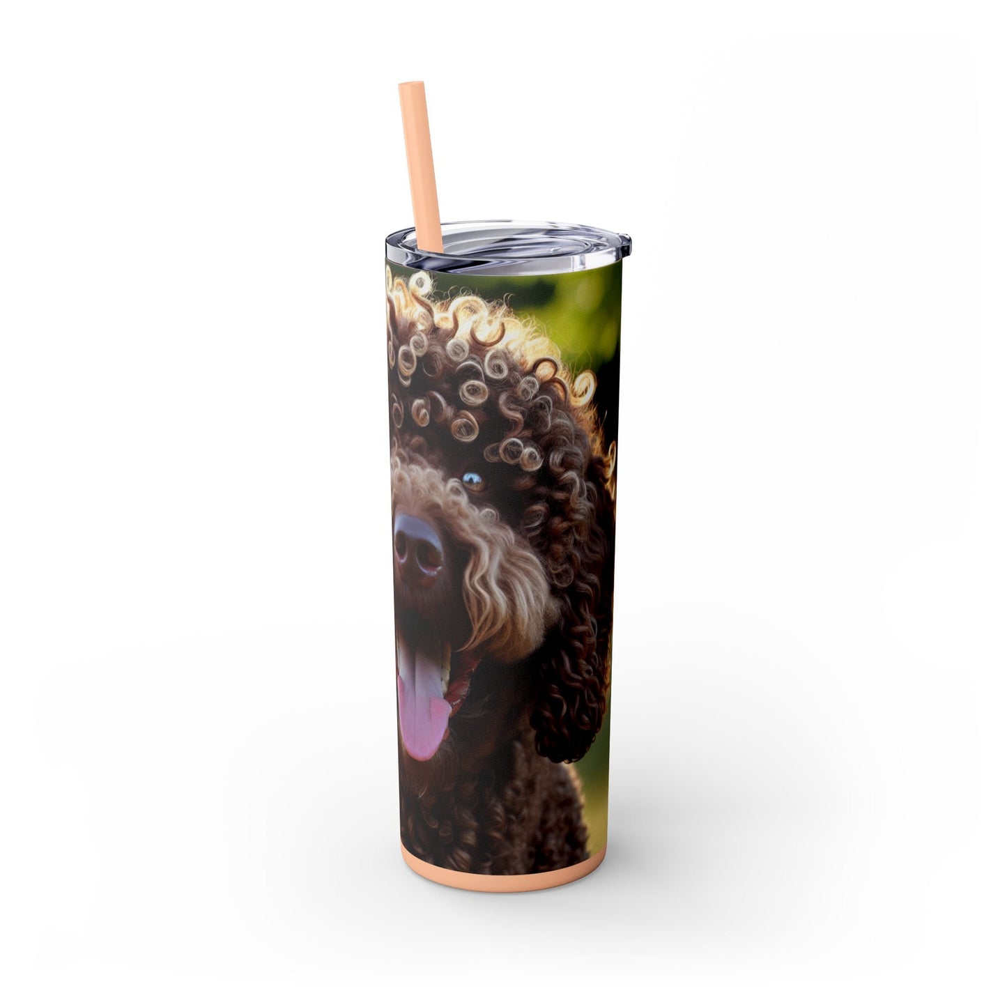 Curly Coated Retriever Tumbler with Straw, 20oz