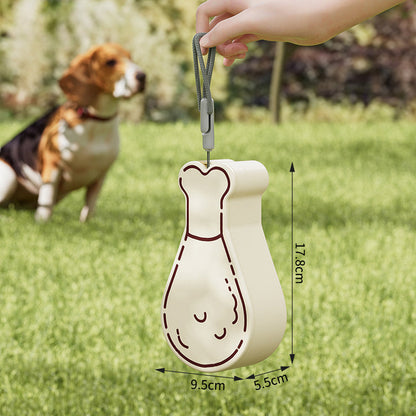 Pet Water Feeder Pet Hydration On-the-go Portable 2-in-1 Pet