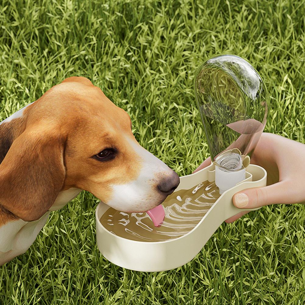 Pet Water Feeder Pet Hydration On-the-go Portable 2-in-1 Pet