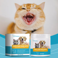 Cat And Dog Tooth Wipes, Pet Tooth Cleaning Tartar Clean