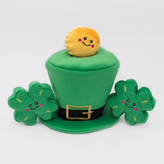 St. Patrick's Leprechaun Hat Burrow Dog Toy